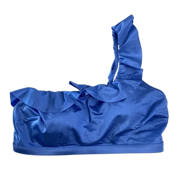 VICTORIA’S SECRET Swim 2 Pieces Bikini Lavender Ruffle One Shoulder Size L - NWT - Picture 4 of 10